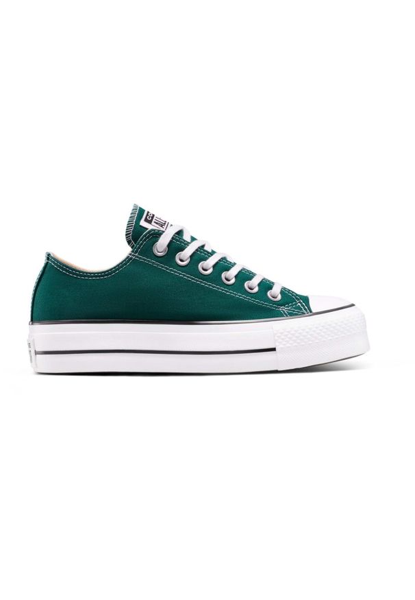 Buty sportowe Converse Chuck Taylor As Lift. Kolor: zielony. Materiał: materiał. Sport: fitness