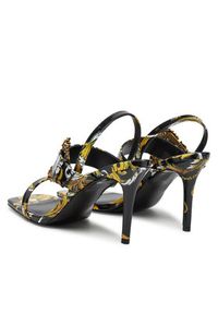 Versace Jeans Couture Sandały 78VA3S71 Czarny. Kolor: czarny. Materiał: skóra #4