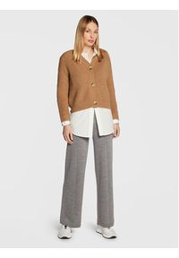 Weekend Max Mara Kardigan Falla 53460123 Beżowy Regular Fit. Kolor: beżowy. Materiał: syntetyk #4