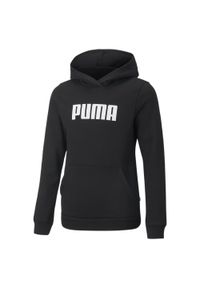 Dres dla dzieci Puma ESS. Kolor: czarny. Materiał: dresówka
