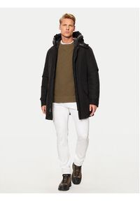 Woolrich Kurtka puchowa CFWOOU0487MRUT0001 Czarny Regular Fit. Kolor: czarny. Materiał: bawełna