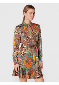 Marciano Guess Sukienka koszulowa 2BGK59 7099Z Kolorowy Regular Fit. Materiał: syntetyk. Wzór: kolorowy. Typ sukienki: koszulowe #1