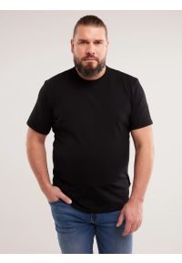 Big-Star - Koszulka męska z bawełny supima czarna Supiclassic 906. Kolor: czarny. Materiał: bawełna. Długość: długie. Styl: klasyczny #7