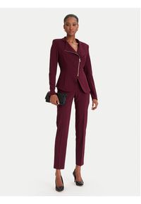 Rinascimento Chinosy CFC0126225003 Bordowy Slim Fit. Kolor: czerwony. Materiał: syntetyk #2