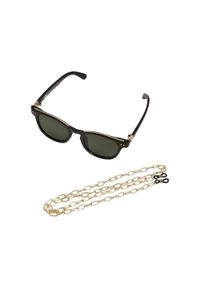 Urban Classics - Okulary Przeciwsłoneczne Unisex Dla Dorosłych Z Łańcuszkiem. Kolor: żółty, wielokolorowy, czarny. Sport: turystyka piesza #1