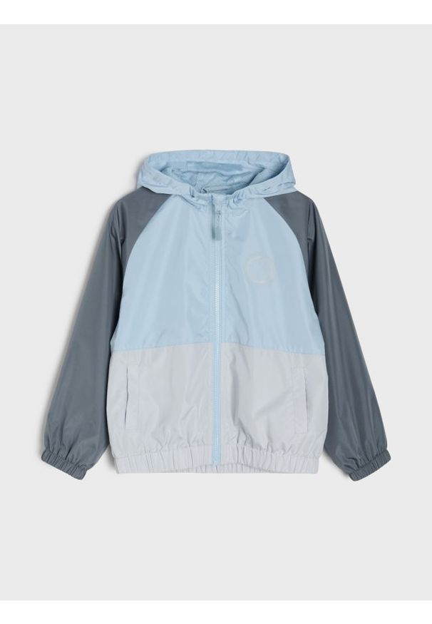 Sinsay - Lekka kurtka wiatrówka z kapturem - wielobarwny. Typ kołnierza: kaptur
