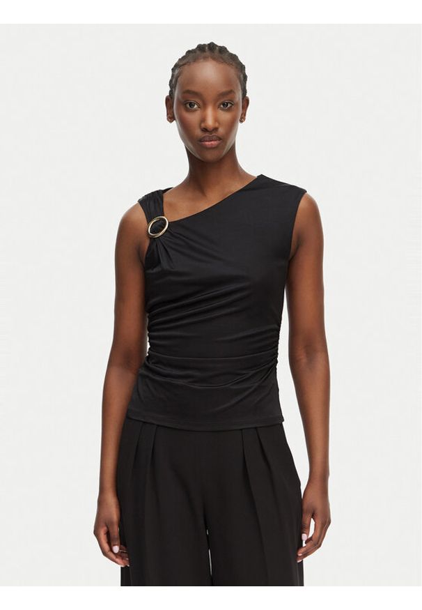 Marciano Guess Top G6GP02 K3068 Czarny Slim Fit. Kolor: czarny. Materiał: wiskoza