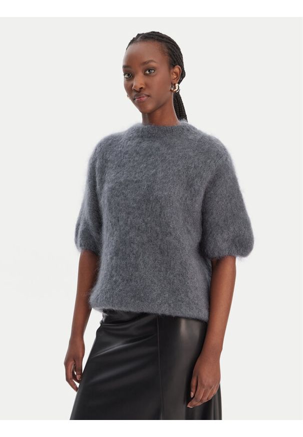 Dixie Sweter M277Y101A Szary Relaxed Fit. Kolor: szary. Materiał: syntetyk