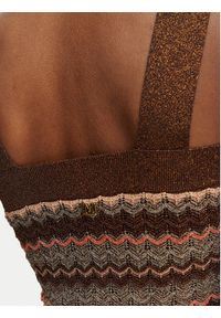 Marciano Guess Top G6GR15 Z0643 Brązowy Regular Fit. Kolor: brązowy. Materiał: syntetyk #4