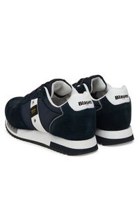 Blauer Sneakersy S6QUEENS01/MES Granatowy. Kolor: niebieski. Materiał: zamsz, skóra #6