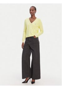 Liu Jo Sport Sweter TA6068 MS49I Żółty Regular Fit. Kolor: żółty. Materiał: wiskoza. Styl: sportowy #4