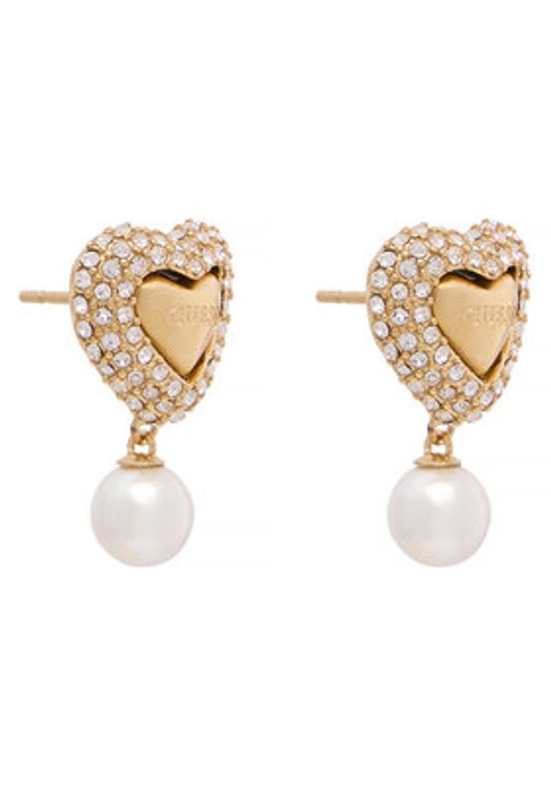 Guess Kolczyki JUBE06 006JW Złoty. Materiał: ze stali nierdzewnej, ze stali. Kolor: złoty