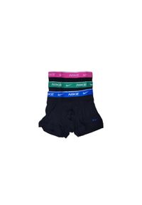 Bokserki męskie Nike Everyday Cotton Stretch Trunk 3 pary. Kolor: czarny, wielokolorowy