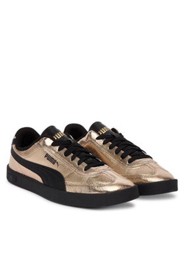 Puma Sneakersy Club II Era Metallic Whisper 404461 01 Złoty. Kolor: złoty. Materiał: skóra
