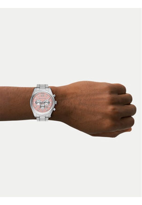 Michael Kors Zegarek Lexington Man Chrono MK9247 Srebrny. Kolor: srebrny