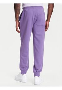 United Colors of Benetton - United Colors Of Benetton Spodnie dresowe 342ZUF01B Fioletowy Regular Fit. Kolor: fioletowy. Materiał: bawełna #5