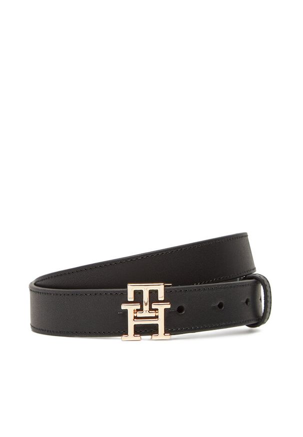 TOMMY HILFIGER - Pasek Damski Tommy Hilfiger. Kolor: czarny
