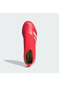 Adidas - Buty Predator League Laceless TF. Kolor: biały, czerwony, wielokolorowy, czarny. Materiał: materiał