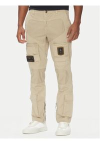 Aeronautica Militare Spodnie materiałowe 251PA1387CT1493 Beżowy Regular Fit. Kolor: beżowy. Materiał: bawełna