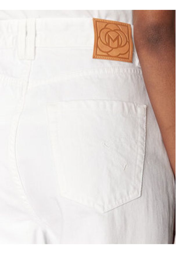 Marella Jeansy Mom 2513181084 Biały Mom Fit. Kolor: biały