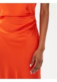 Imperial Sukienka koktajlowa AEAOHBA Pomarańczowy Regular Fit. Kolor: pomarańczowy. Materiał: syntetyk. Styl: wizytowy #5