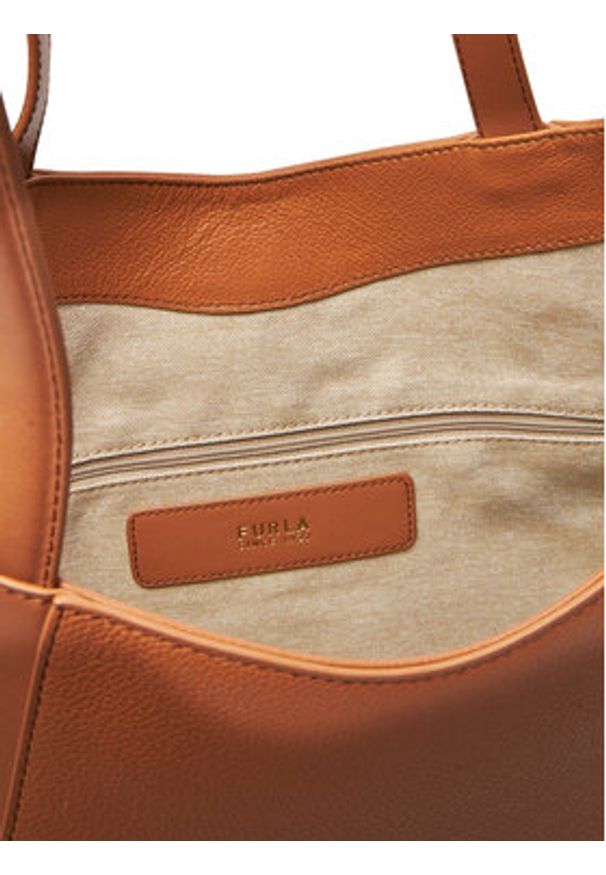Furla Torebka Goccia L WB01788 BX3353 KH RY000 Brązowy. Kolor: brązowy. Materiał: skórzane