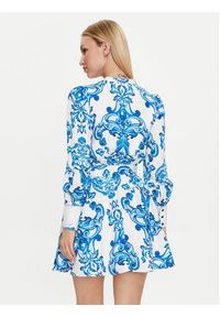 Marciano Guess Sukienka koszulowa Micol 4GGK24 9708Z Kolorowy Regular Fit. Materiał: len, lyocell. Wzór: kolorowy. Typ sukienki: koszulowe #5