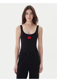 Hugo Body Red Label 50486017 Czarny Slim Fit. Kolor: czarny. Materiał: bawełna #1