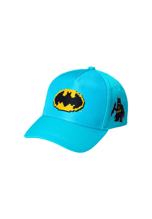 Czapka z daszkiem Dziecięca LEGO BATMAN Aris 300 Niebieska. Kolor: niebieski. Wzór: motyw z bajki
