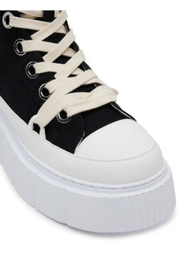 Inuikii Trampki Matilda Canvas High 30103-025 Czarny. Kolor: czarny. Materiał: materiał