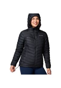 columbia - Kurtka sportowa damska Westridge Hooded Down Jacket. Kolor: czarny. Materiał: poliester