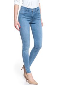 Wrangler - WRANGLER HIGH RISE SKINNY SOFT SKY W27HUS21K. Stan: podwyższony #7