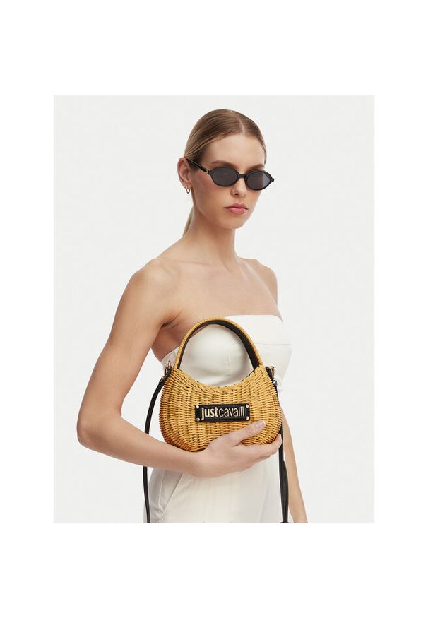 Torebka Just Cavalli. Kolor: beżowy