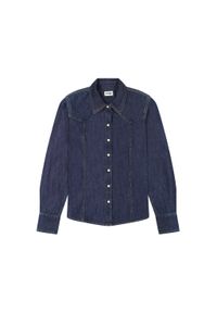 Wrangler - DAMSKA KOSZULA JEANSOWA WRANGLER EXAG YOKE SHIRT SADDLE 112362846. Materiał: jeans #5