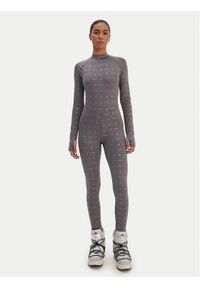 Adidas - adidas Kombinezon Moon Boot Shine KB5133 Szary Slim Fit. Kolor: szary. Materiał: syntetyk #1