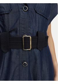 Liu Jo Sukienka koszulowa UA6315 D0335 Granatowy A-Line Fit. Kolor: niebieski. Materiał: lyocell. Typ sukienki: koszulowe #5