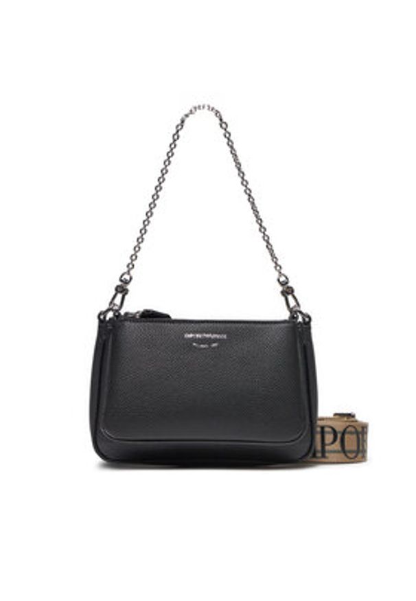 Emporio Armani Torebka EW000540 AF12103 MC056 Czarny. Kolor: czarny. Materiał: skórzane