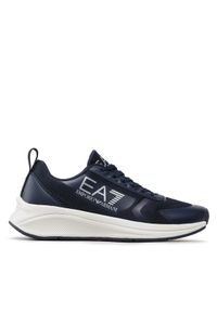 EA7 Emporio Armani Sneakersy X8X125 XK303 R649 Granatowy. Kolor: niebieski. Materiał: materiał