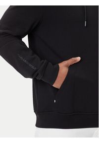 Karl Lagerfeld - KARL LAGERFELD Bluza 705711 500900 Czarny Regular Fit. Typ kołnierza: dekolt w karo. Kolor: czarny. Materiał: bawełna #4