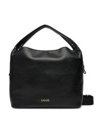 Liu Jo Torebka Ecs M Hobo AF5058 E0058 Czarny. Kolor: czarny. Materiał: skórzane