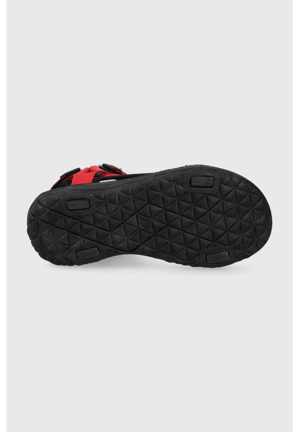 Lee Cooper sandały damskie kolor czerwony. Zapięcie: rzepy. Kolor: czerwony