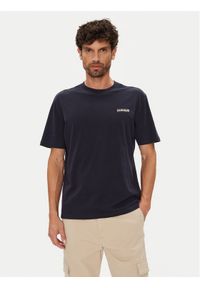 Napapijri T-Shirt Smallbox NP0A88TR Granatowy Regular Fit. Kolor: niebieski. Materiał: bawełna #1
