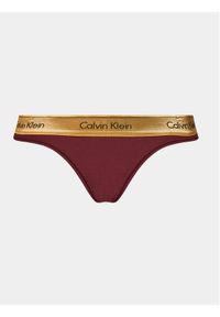 Calvin Klein Underwear Figi brazylijskie 000QF7452E Bordowy. Kolor: czerwony. Materiał: bawełna