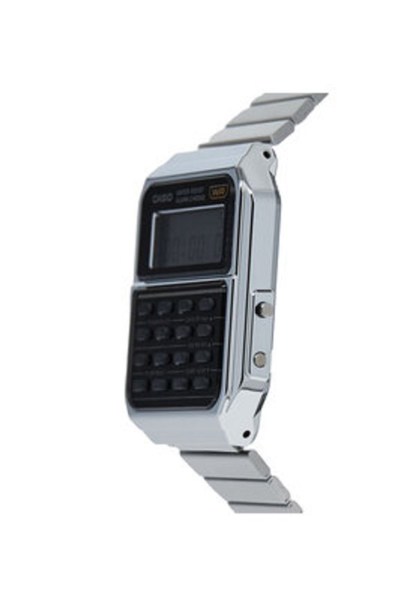 Casio Zegarek Vintage Edgy CA-500WE-1AEF Srebrny. Kolor: srebrny. Styl: vintage