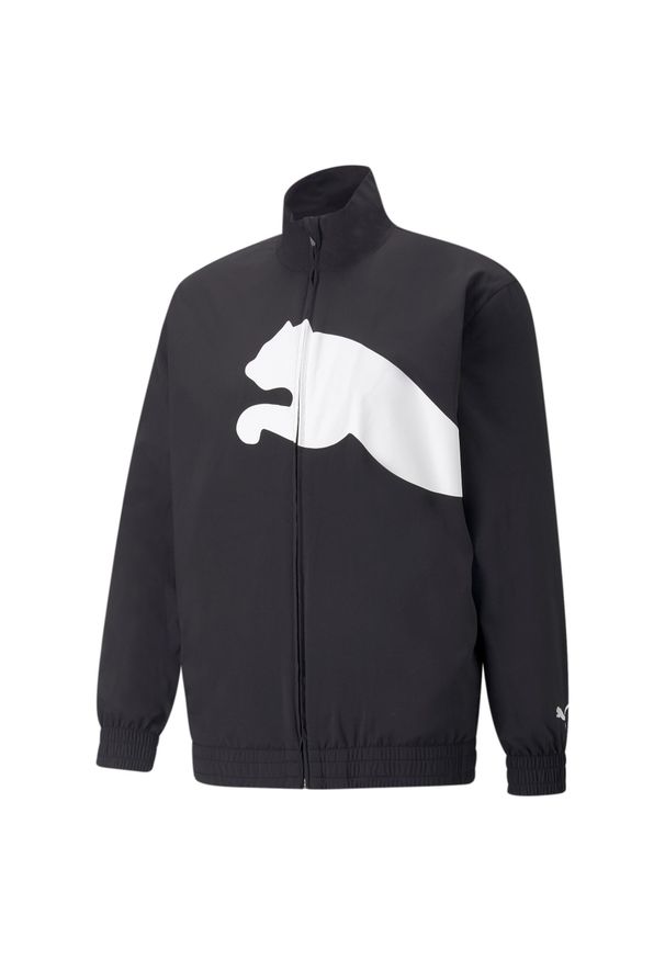 Puma - Kurtka treningowa męska PUMA Train Big Cat Lined Woven. Kolor: czarny. Materiał: puch