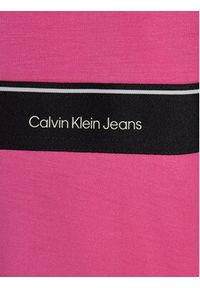 Calvin Klein Jeans Sukienka codzienna Logo Tape IG0IG02310 Różowy Regular Fit. Okazja: na co dzień. Kolor: różowy. Materiał: syntetyk. Typ sukienki: proste. Styl: casual #3