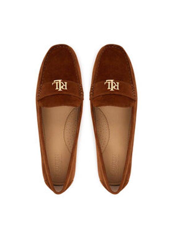 Lauren Ralph Lauren - LAUREN RALPH LAUREN Mokasyny Barnsbury 802821629032 Brązowy. Kolor: brązowy. Materiał: zamsz, skóra