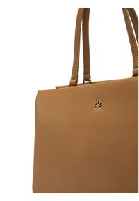 TOMMY HILFIGER - Tommy Hilfiger Torebka Th Legacy Tote AW0AW17197 Brązowy. Kolor: brązowy. Materiał: skórzane #2