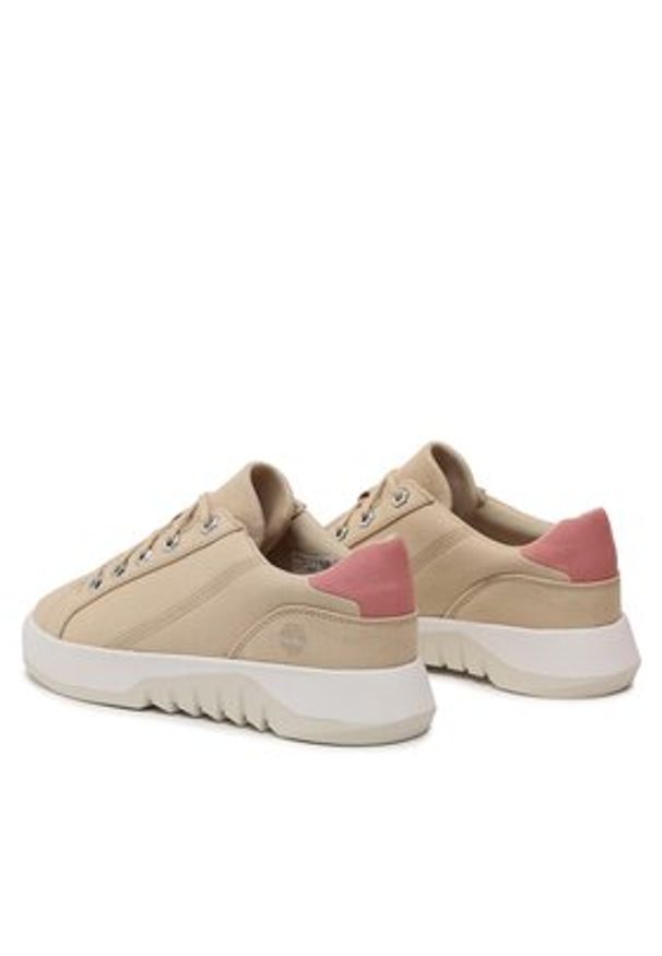 Timberland Sneakersy Supaway Canvas Ox TB0A5P4WDQ91 Beżowy. Kolor: beżowy. Materiał: materiał
