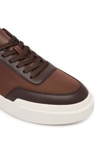 Calvin Klein Sneakersy Chunky Cups Laceup Ox Mix Mat HM0HM02326 Brązowy. Kolor: brązowy. Materiał: skóra, zamsz #5